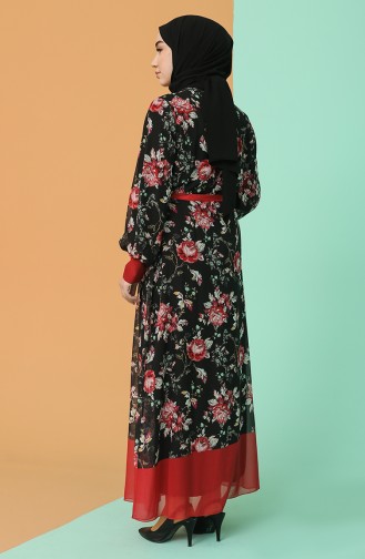 Red Hijab Dress 21Y3137400-01