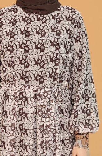 Brown İslamitische Jurk 21Y3137401-01