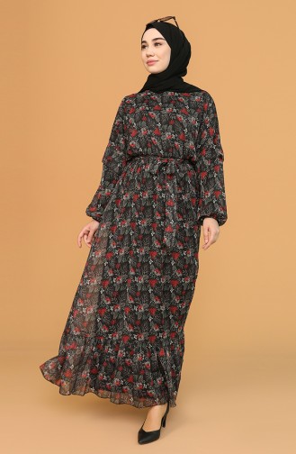 Schwarz Hijab Kleider 21Y3138300-02