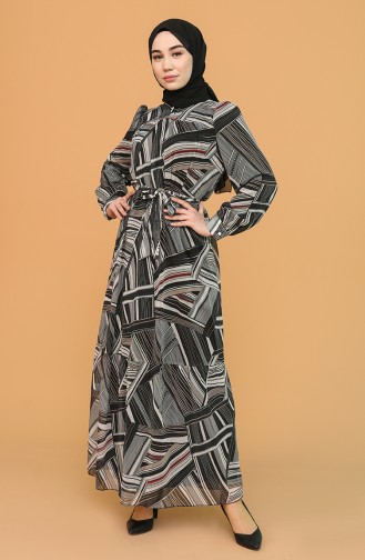 Black Hijab Dress 21Y3138400-03