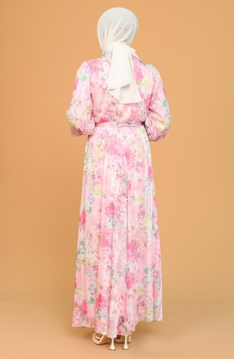 Pink Hijab Dress 21Y3138701-01