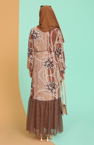 Camel Hijab Dress 21Y3138901-01