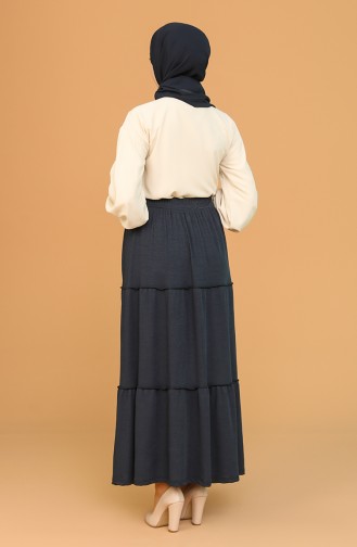 Navy Blue Skirt 8312-01