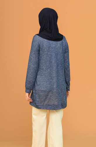 Dark Navy Blue Tuniek 1615-04