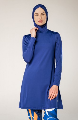Maillot de Bain Hijab Bleu Marine 7051-01