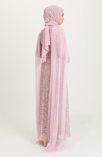 Violet Hijab Evening Dress 202018-03