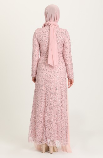 Powder Hijab Evening Dress 202021-07
