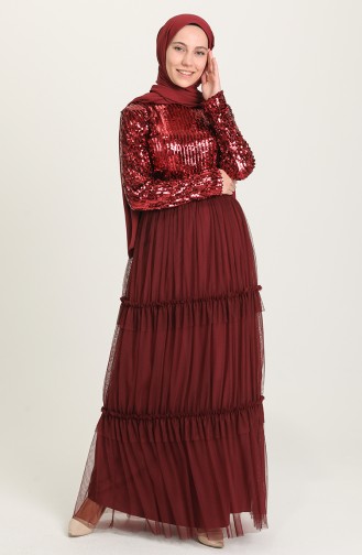 Habillé Hijab Bordeaux 20208-02