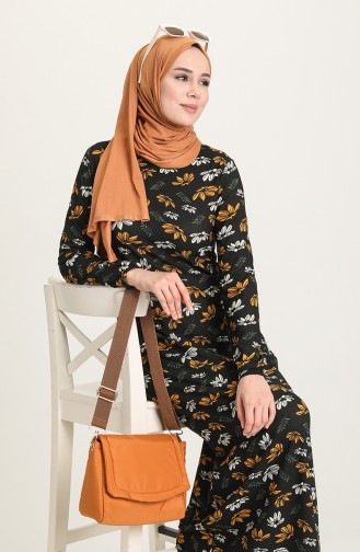 Robe Hijab Moutarde 8896-03