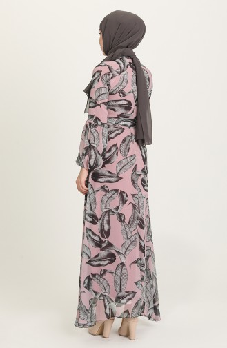 Powder Hijab Dress 0006-01