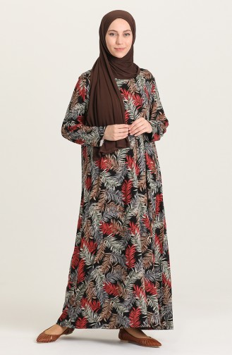Robe Hijab Rouge 2316-02