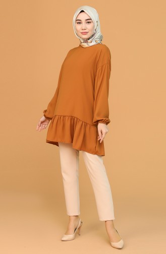 Büzgülü Tunik 2004-05 Taba