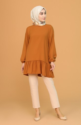 Büzgülü Tunik 2004-05 Taba
