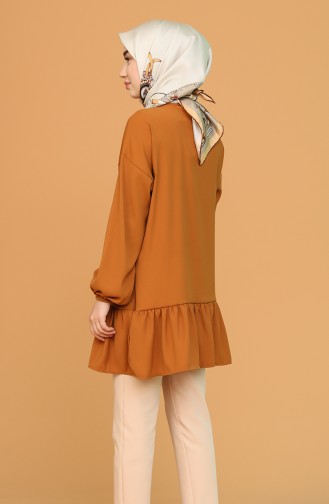 Büzgülü Tunik 2004-05 Taba