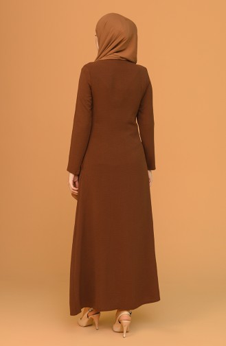 Tobacco Brown Abaya 1022-05