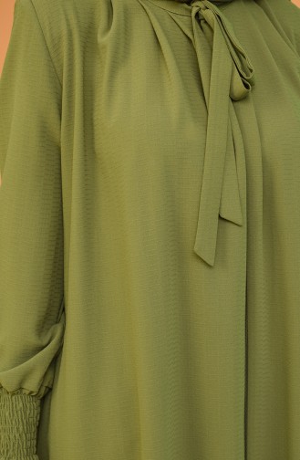 Abayas Vert khaki clair 1021-03