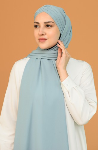 4 Draped Crepe Shawl 0024-09 Mint Green 0024-09