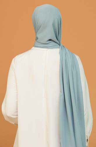 4 Draped Crepe Shawl 0024-09 Mint Green 0024-09