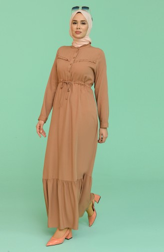 Mink Hijab Dress 2166-02
