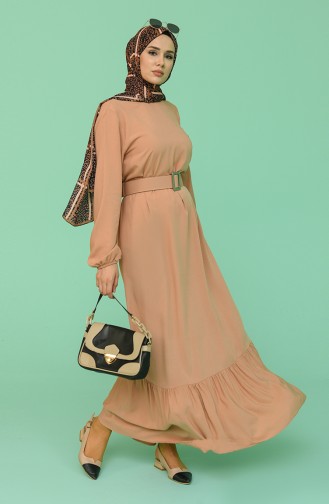 Mink Hijab Dress 2186-04