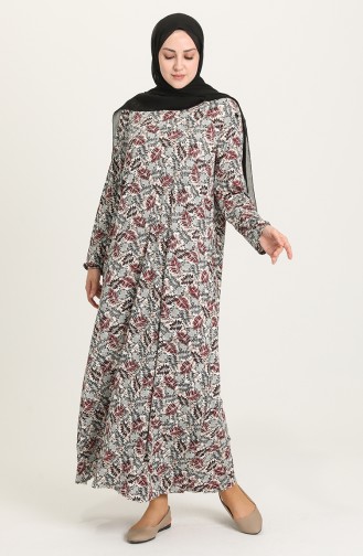 Robe Hijab Bordeaux 2331-01