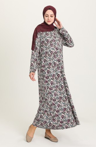 Robe Hijab Pourpre 2331-02