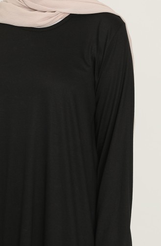Black Hijab Dress 2332-01