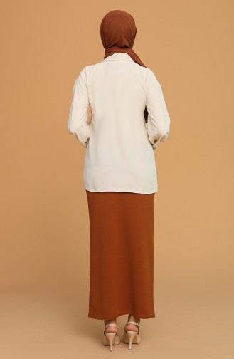 Tan Skirt 5639-03