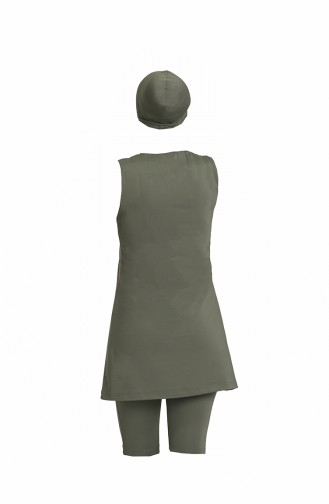 Khaki Hijab Badeanzug 21800-01