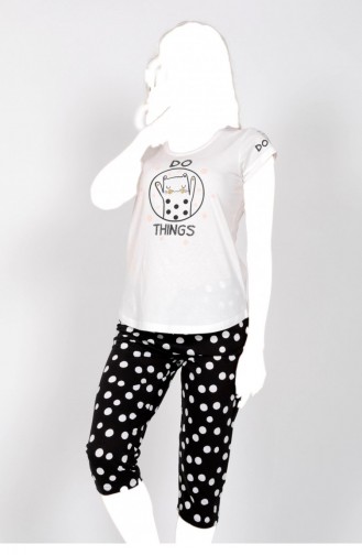 Pyjama Blanc 80414123.BEYAZ