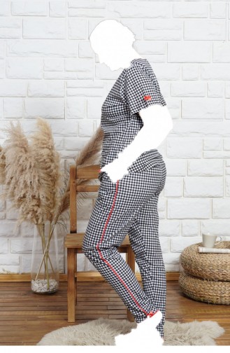 Vienetta Pamuk Pijama Takım 60070738 Sıyah