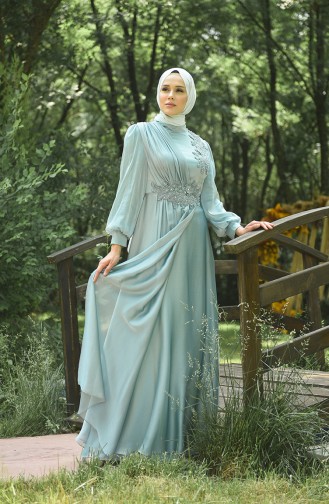 Habillé Hijab Vert noisette 4866-02