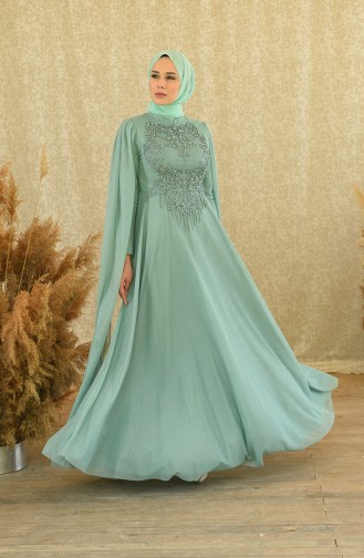 Habillé Hijab Vert noisette 4868-01