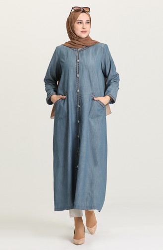 Denim Blue Abaya 0601-02