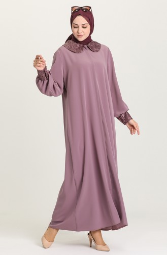 Beige-Rose Abayas 1500-01