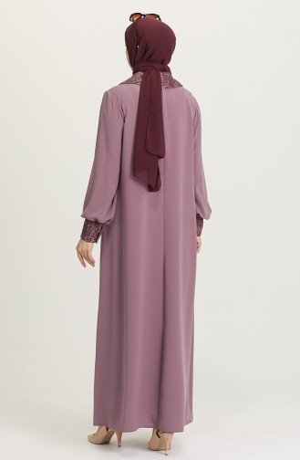 Beige-Rose Abayas 1500-01