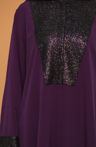 Purple Abaya 1501-02