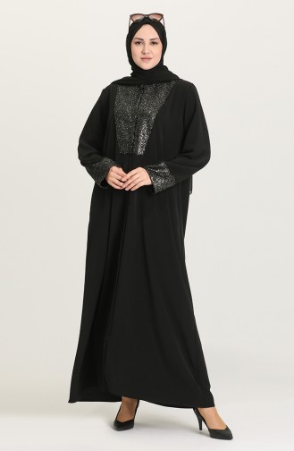 Abayas Noir 1501-03