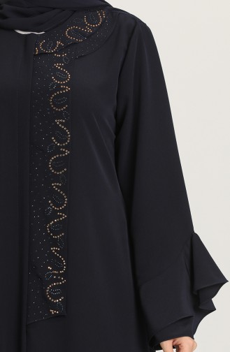 Abayas Bleu Marine 1502-01