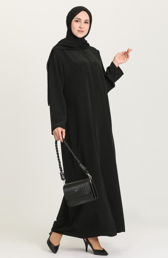Black Abaya 1503-02