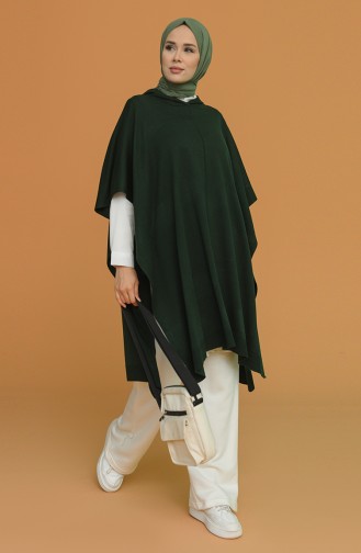 Nefti Grüne Farbe Poncho 4304-06