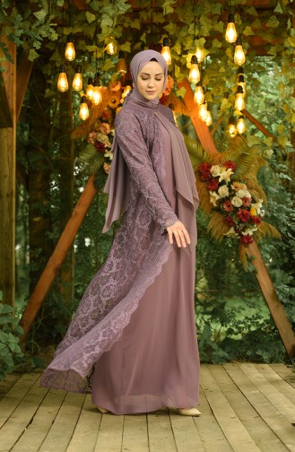 Habillé Hijab Rose Pâle 3001-02