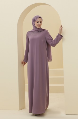 Dusty Rose Hijab Dress 1507-02