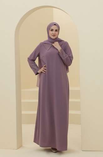 Dusty Rose İslamitische Jurk 1508-01