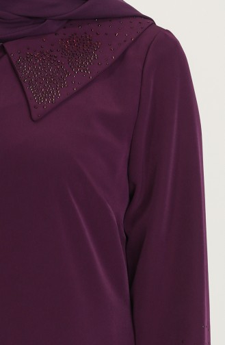 Purple İslamitische Jurk 1508-02