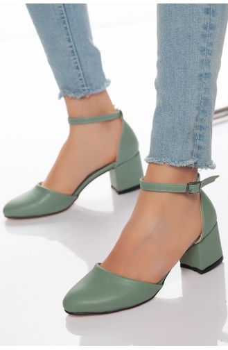 Green High Heels 0091-01