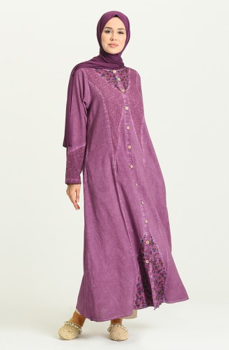 Purple Abaya 0212-02
