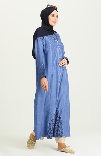 Blue Abaya 0212-08