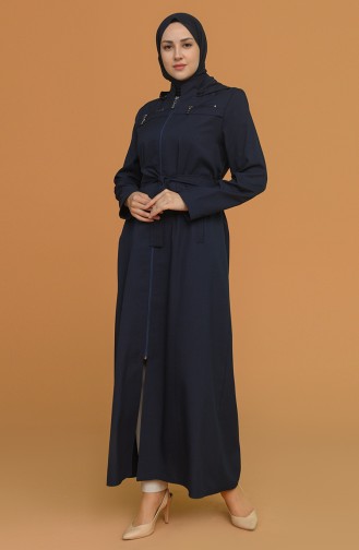 Dunkelblau Abayas 1208-03