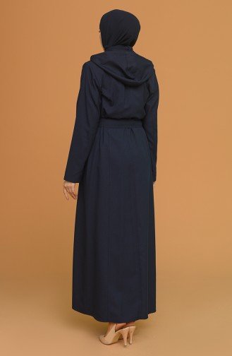 Abayas Bleu Marine 1208-03